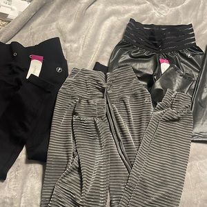 Set of three jogger/leggings